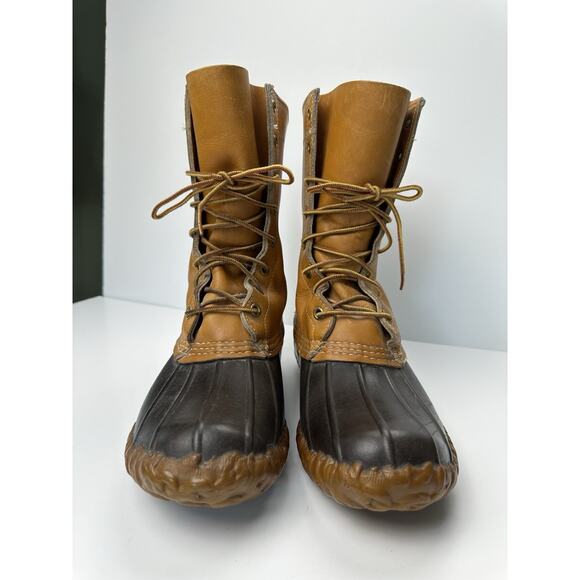 LL Bean Main Hunting Shoe 10”,Women 8 Duck Boot Excellent ! - Picture 3 of 16